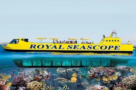 Submarine adventure with snorkeling and parasailing over crystal-clear waters